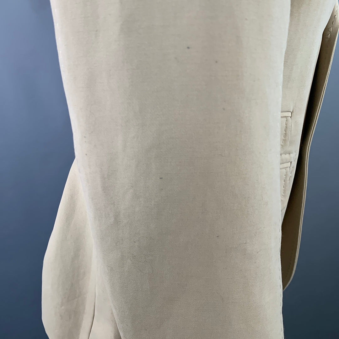 JACQUEMUS LE CHOUCHOU Size 40 Beige Cotton Blend Notch Lapel Sport Coat