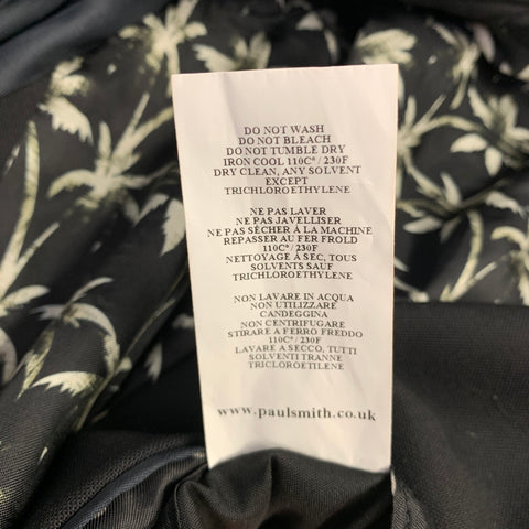 PS by PAUL SMITH Size 44 Black Wool Patch Pockets Sport Coat