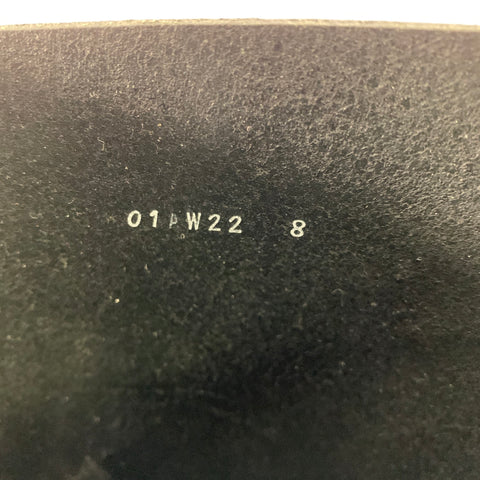 TAKAHIROMIYASHITATheSoloist. Size 9 Black Leather Rubber Pull On Boots