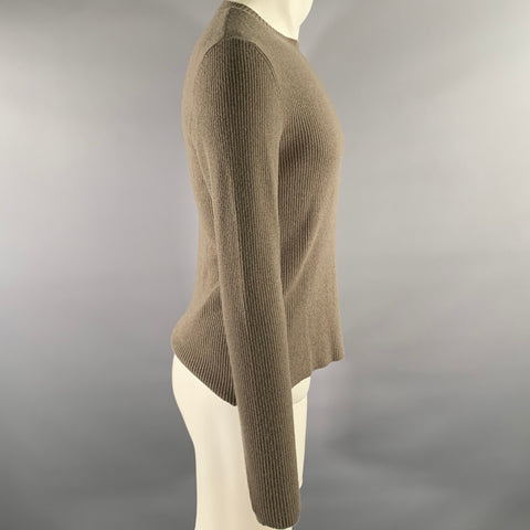 OUR LEGACY Size S Grey Merino Wool Pull On Sweater