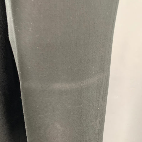 RALPH LAUREN COLLECTION Size 6 Black Wool Side Zipper Dress Pants