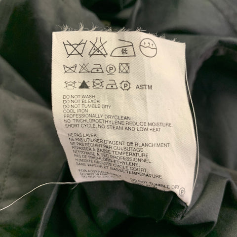 JIL SANDER Size 42 Black Parka Jacket