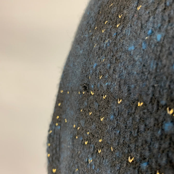 3.1 PHILLIP LIM Talla S Suéter con hebilla de cuero y punto en mezcla de lana y color negro y dorado