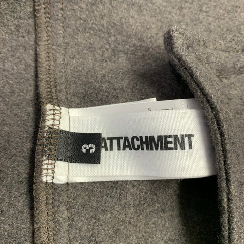 ATTACHMENT Size M Khaki Wool Cashmere Single Breasted Unlined Jacket