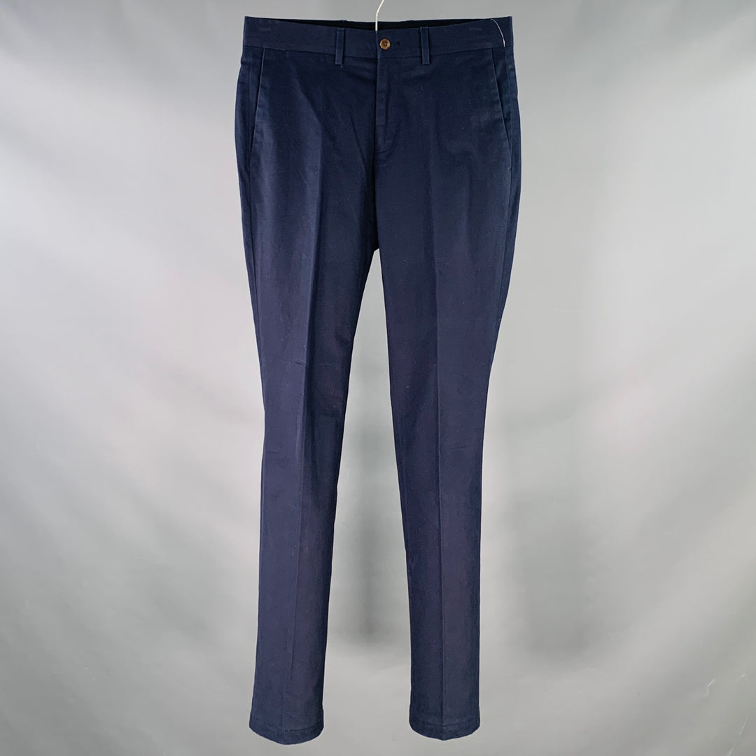 ralph lauren dress pants slim fit Lauren Ralph Lauren Dress Pants Mens Slim Fit Royal Blue Flat Front Slacks 32x27