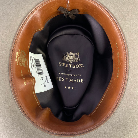 STETSON Size 7.5 Tan Khaki TFUNDF 41328174 Felt Hats