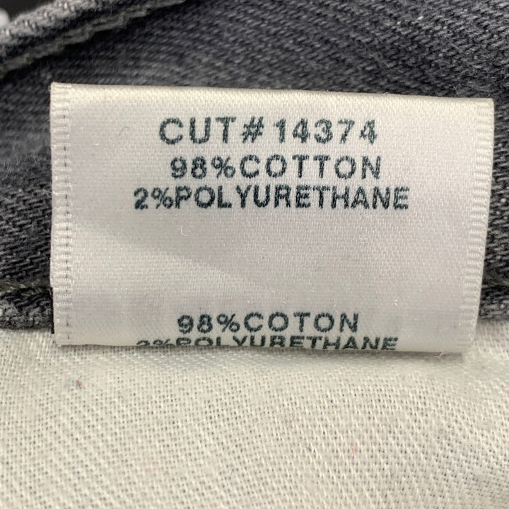 J.BRAND Size 31 Tyler Grey Cotton Blend Selvedge Denim Slim Tapered Jeans