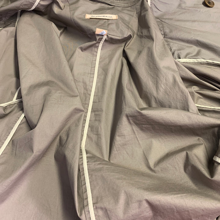 JOHN VARVATOS STAR USA Size L Tan Cotton Double Breasted Trenchcoat