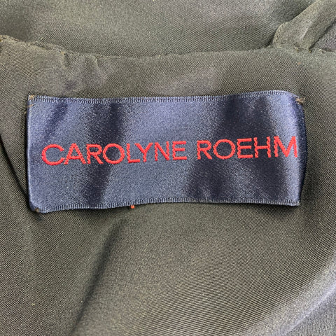 CAROLYNE ROEHM Size S Navy Long Gown Evening Wear