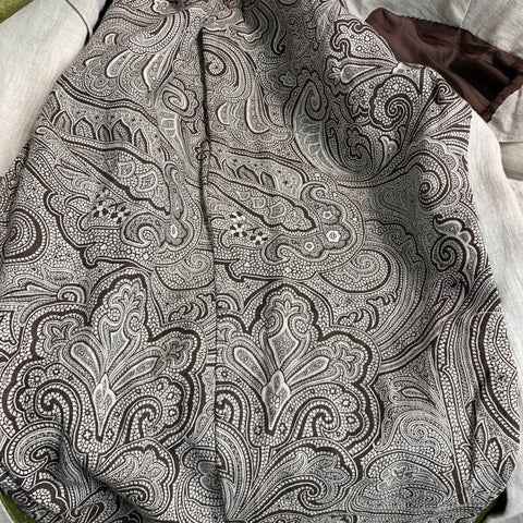ETRO Size 44 Heather Green Wool Blend Peak Lapel Sport Coat
