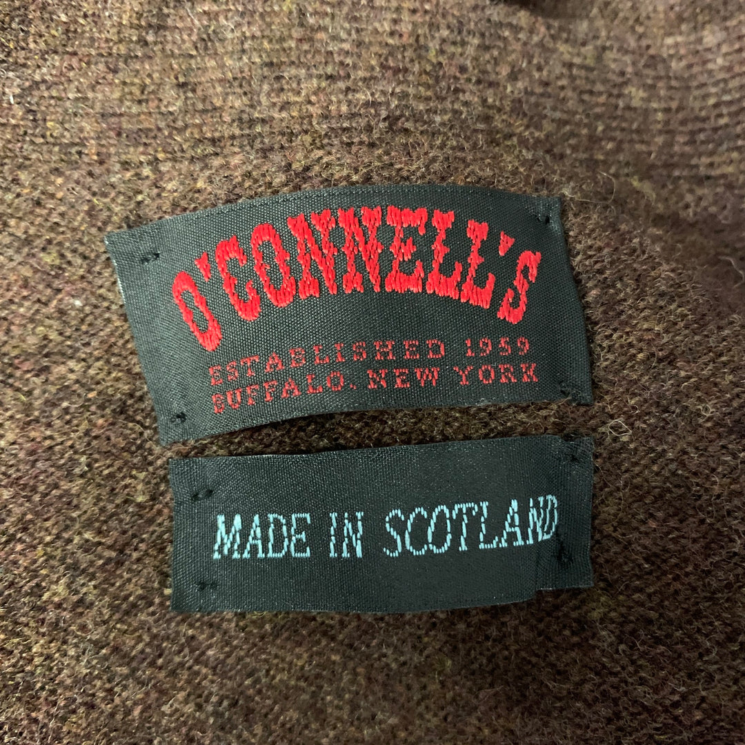 O'CONNELL'S Size M Brown Wool Oversized Vest