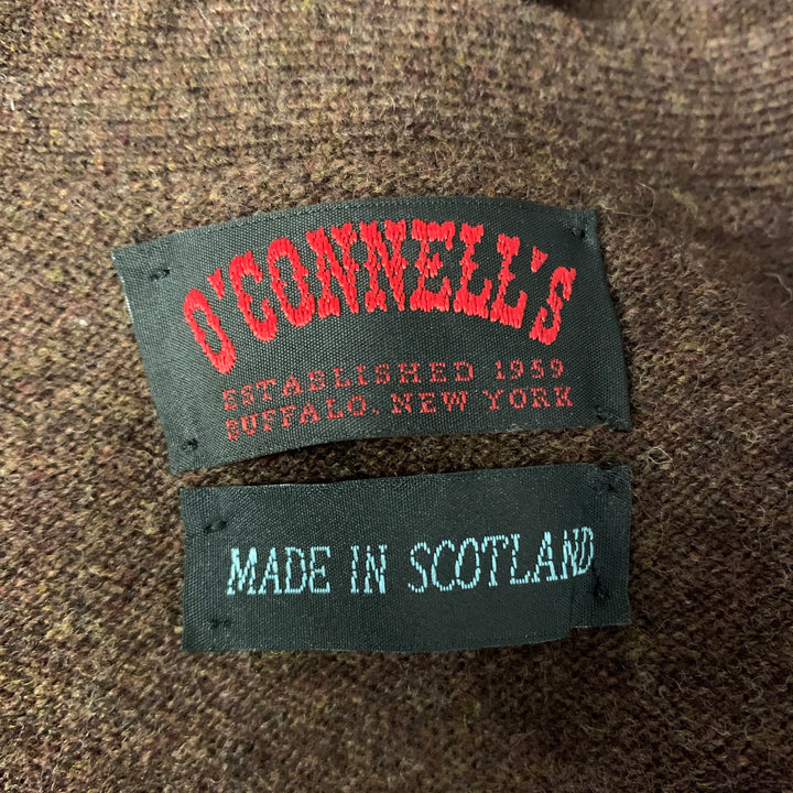 O'CONNELL'S Size M Brown Wool Oversized Vest