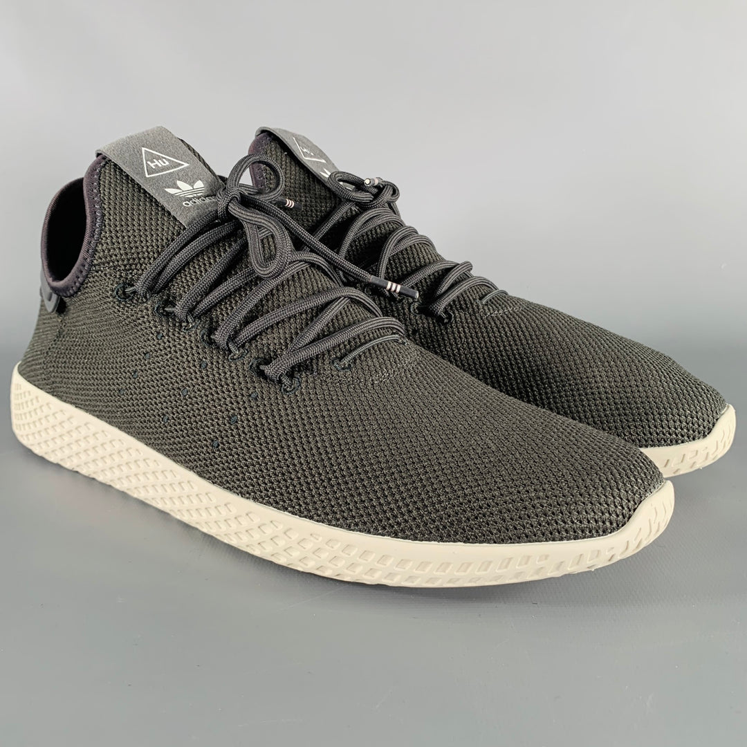 ADIDAS x PHARRELL WILLIAMS Size 11 Grey Nylon Lace-Up Sneakers – Sui  Generis Designer Consignment