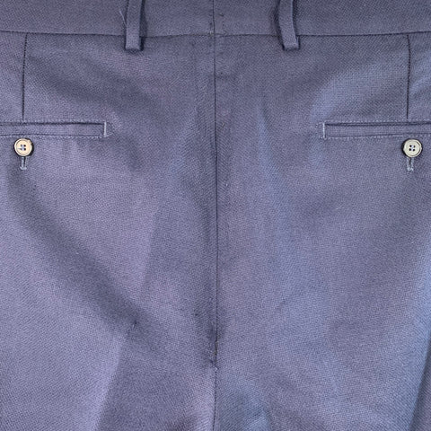 AMI by ALEXANDRE MATTIUSSI Size 34 Navy Wool Tapered Zip Up Dress Pants