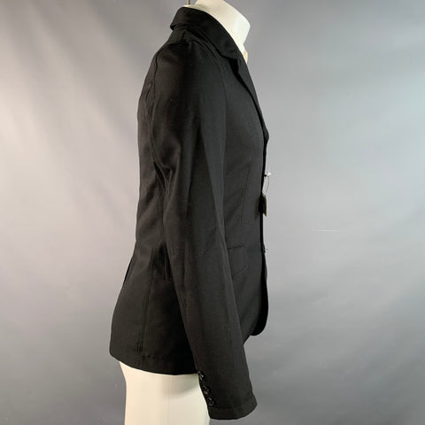 COMME des GARCONS SHIRT Chest Size S Black Polyester / Wool Sport Coat