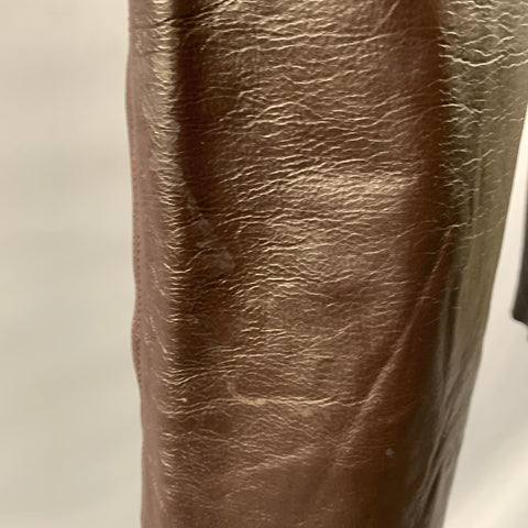 KOOKIE Size 32 Brown Leather Casual Pants