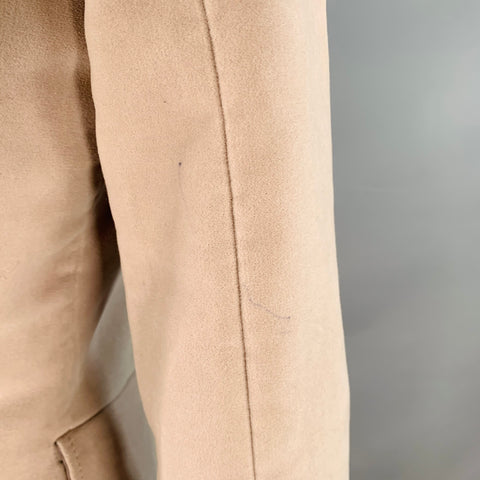 PHILOSOPHY di ALBERTA FERRETTI Size S Dusty Pink Velvet Single Breasted Jacket Blazer