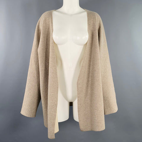CO SS20 Size S Beige Taupe Wool Blend Raglan Cardigan