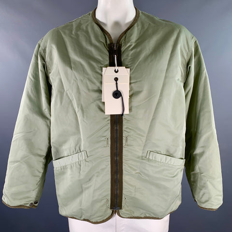 VISVIM Size M Green Nylon Reversible Jacket