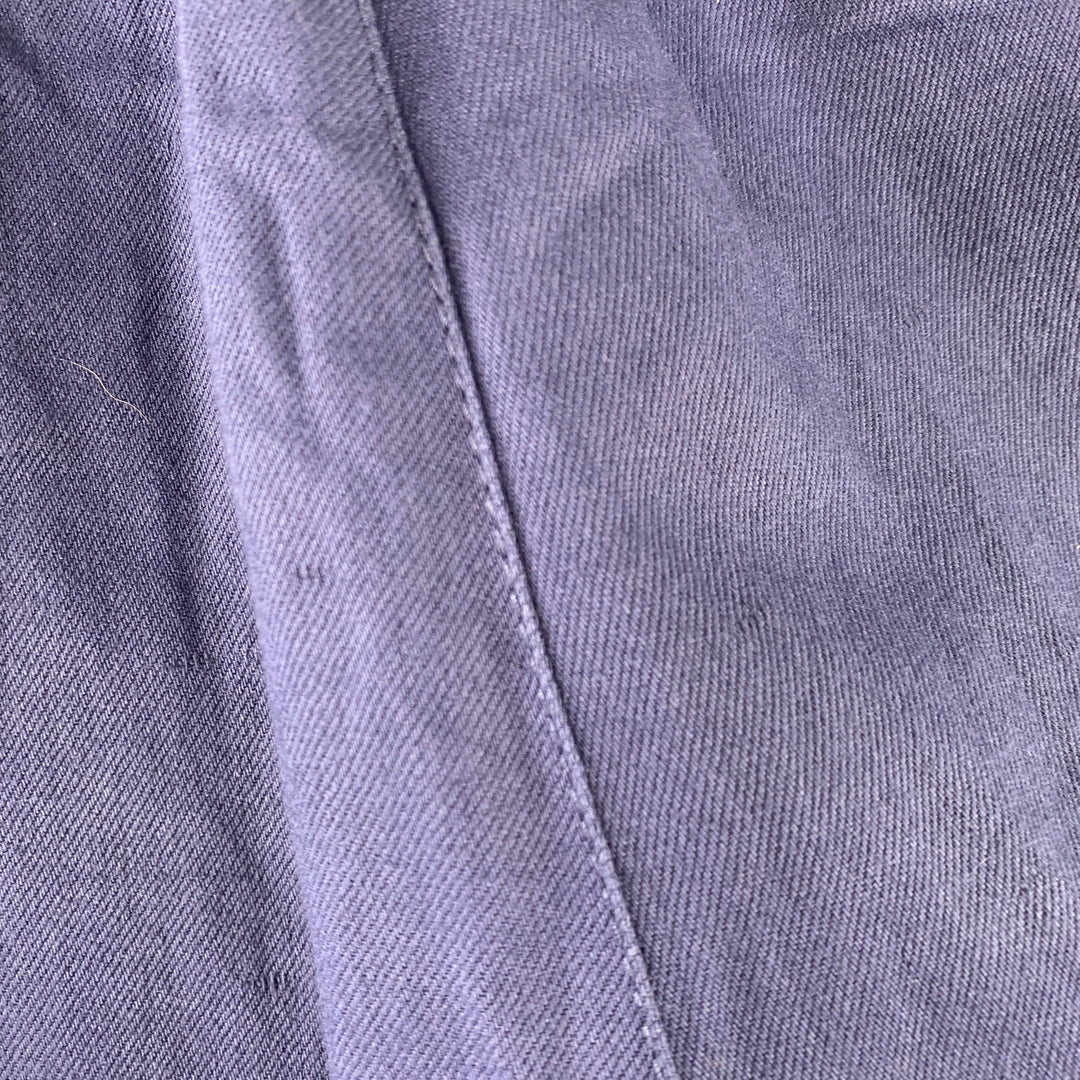 3.1 PHILLIP LIM Size XS Blue Cotton Linen High Waisted Drawstring Casual Pants