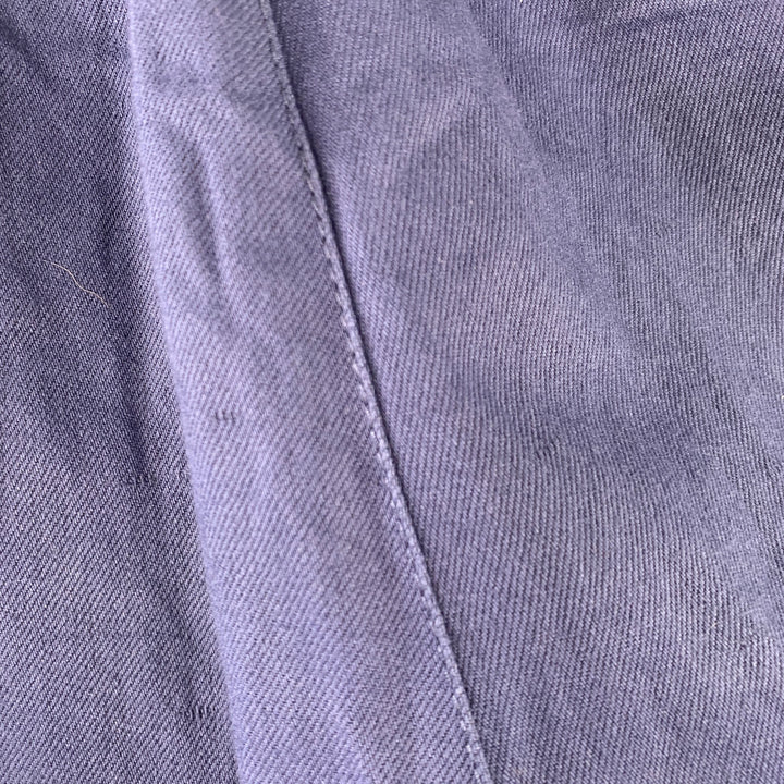 3.1 PHILLIP LIM Size XS Blue Cotton Linen High Waisted Drawstring Casual Pants