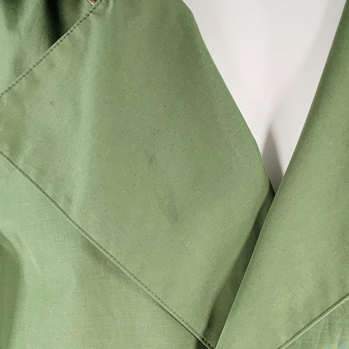 LARDINI Size 40 Green Double Breasted Jacket