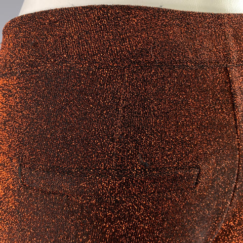 SCOTCH AND SODA Size S Copper Ruffle Tapered Pant