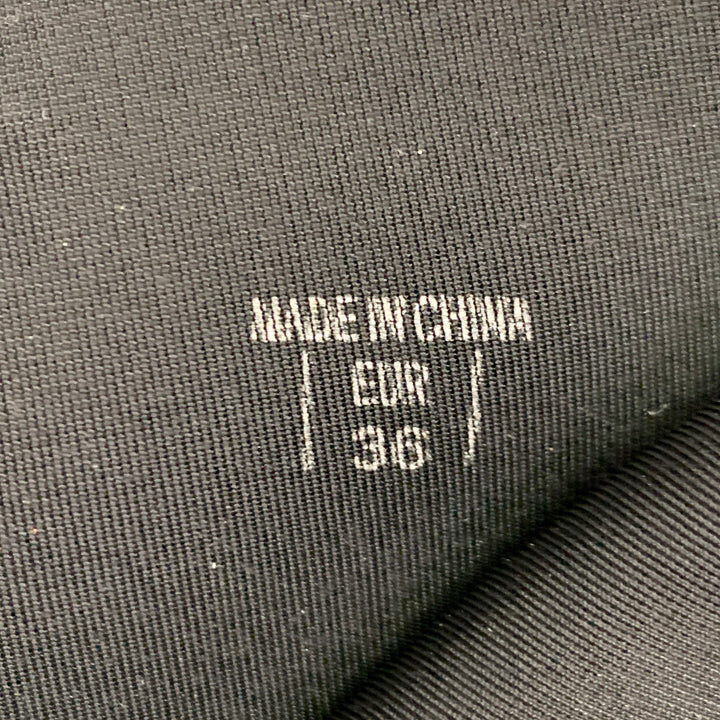 OPENING CEREMONY Size 6 Black Leather Mixed Fabrics Pointed Toe Boots