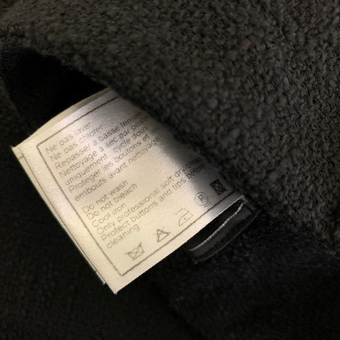 CHANEL Size M Black Cotton Wide Leg Casual Pants