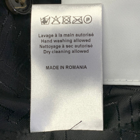 PACO RABANNE Veste de Sport en Coton Velours Côtelé Marron Clair à Revers Pointus Taille 34