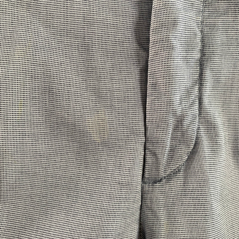 GANT RUGGER Size 32 Blue Light Blue Geometric Cotton Blend Cuffed Dress Pants