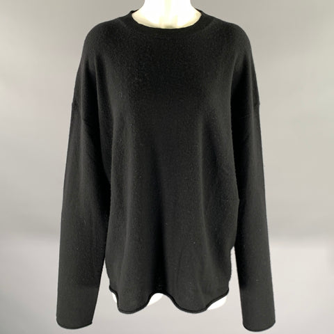 SOFIE D'HOORE Size M Black Wool Cashmere Crewneck Sweater