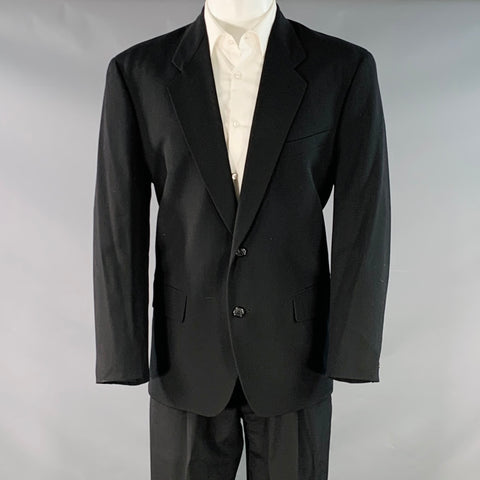 COMME des GARCONS HOMME PLUS Vintage 1990 Size S Black Wool Notch Lapel Suit