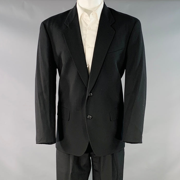 COMME des GARCONS HOMME PLUS Vintage 1990 Size S Black Wool Notch Lapel Suit