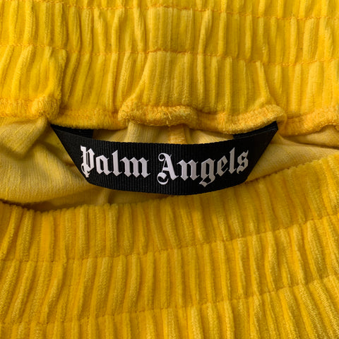 PALM ANGELS Size L Yellow Purple Corduroy Joggers Casual Pants