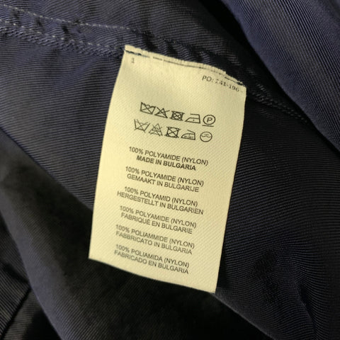 DRIES VAN NOTEN Size L Navy Polyamide Shirt Jacket