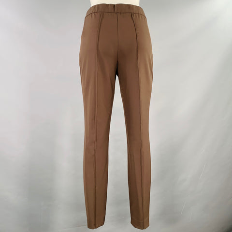 LAFAYETTE 148 Size 4 Brown Polyamide Blend Side Zipper Dress Pants
