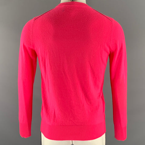 HELMUT LANG Size XS Pink Knitted Cashmere Crew-Neck Sweater