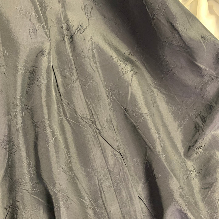 BRIONI Size 46 Black Wool Double Breasted Tuxedo