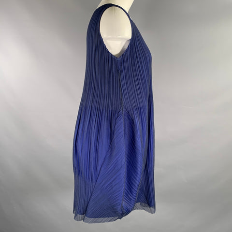 PLEATS PLEASE by ISSEY MIYAKE Size M Navy Pleated Dress