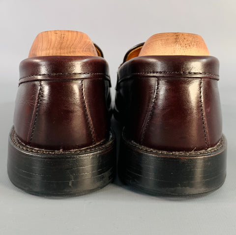 ALDEN Size 6.5 Brown Leather Penny Loafers