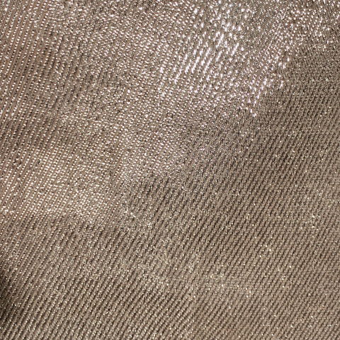 TOCCIN(NY) Size 4 Rose Silver Metallic Twill Double Breasted Jacket Blazer
