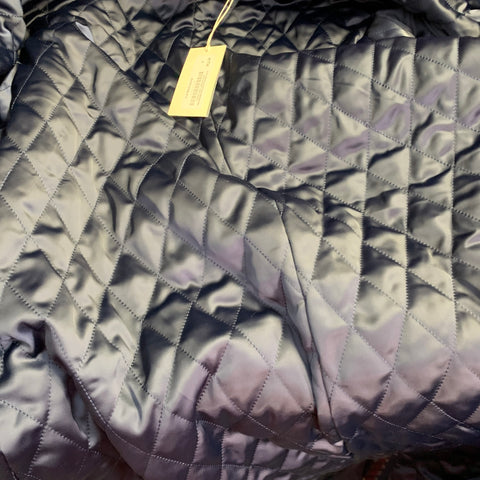 KITH Size M Navy Red Beige Plaid Wool Blend Double Breasted Coat