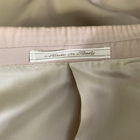GUCCI Chest Size 42 Khaki Solid Wool Notch Lapel Sport Coat