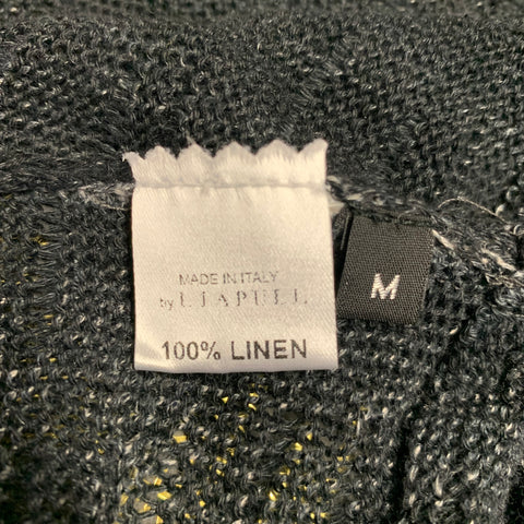 AVANT TOI Cardigan ouvert chiné en lin gris anthracite taille M