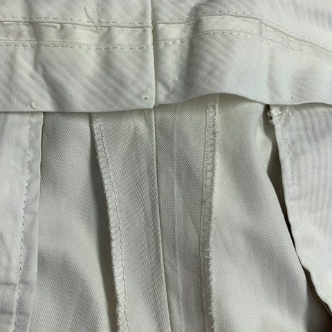 SUIT SUPPLY Size 42 Regular White Cotton Notch Lapel Suit