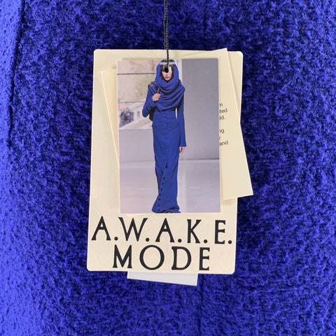 A.W.A.K.E.MODE Size 2 Purple Wool Polyamide Maxi Long Skirt