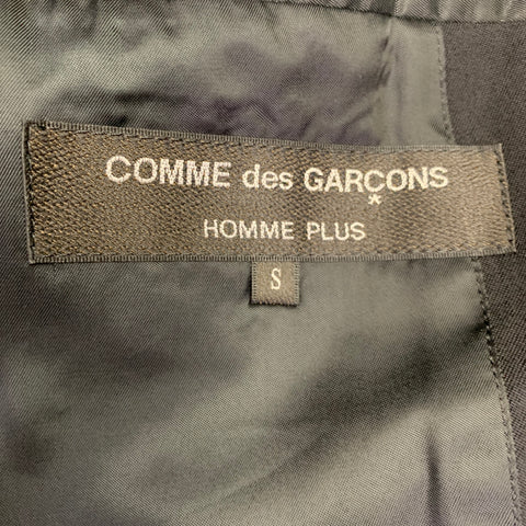 COMME des GARCONS HOMME PLUS 2022 Size S Black Wool Notch Lapel Jacket