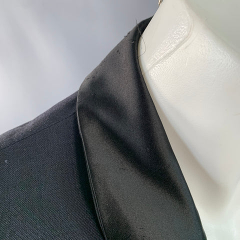 MAISON MARTIN MARGIELA SS12 Size 40 Black Asymmetrical Biker Blazer Jacket