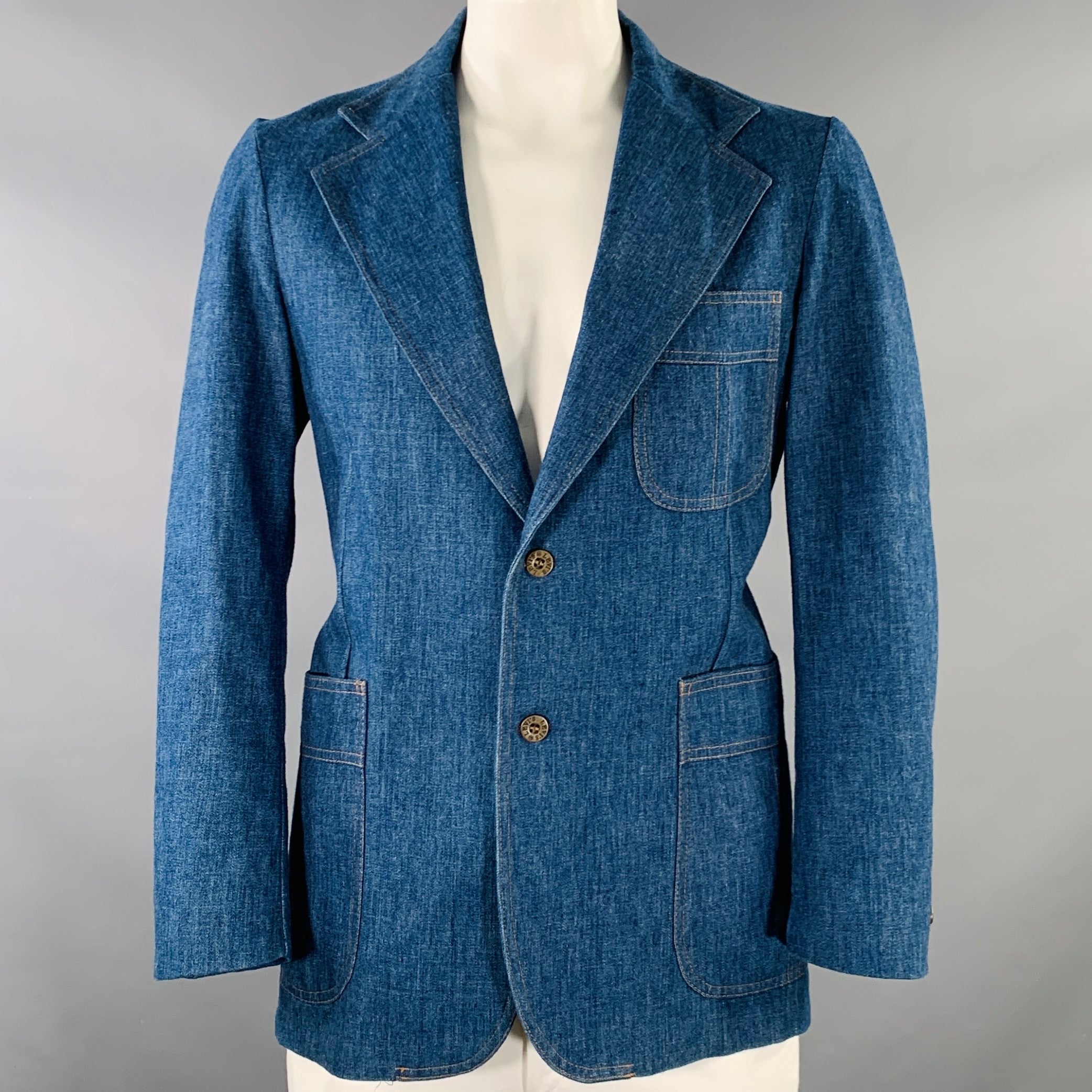 LEVI STRAUSS & CO. デニムジャケット サイズ42 LEVI STRAUSSSize 42 Blue Contrast Stitch Denim Jacket – Sui